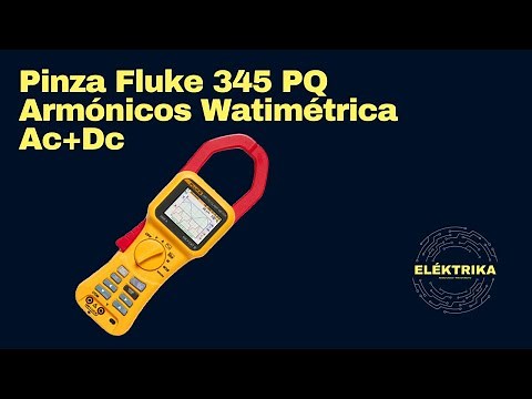 Pinza FLUKE 345 PQ Armónicos y Watimétrica Ac+Dc