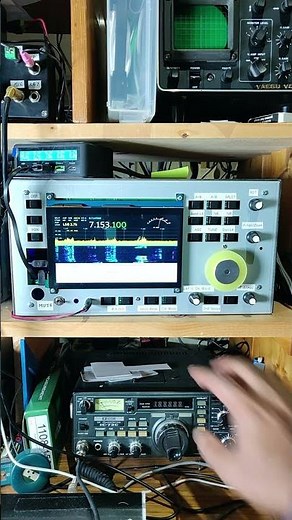 Radioberry SDR HF Transceiver in action #diy#hamradio#electronics #raspberrypi