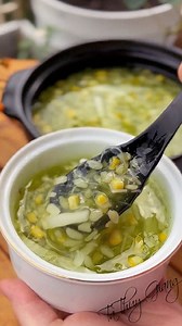 Chè ngô cốm dừa non mướt môi trôi miệng #chè #cốm #tathuygiang | Tạ Thùy Giang