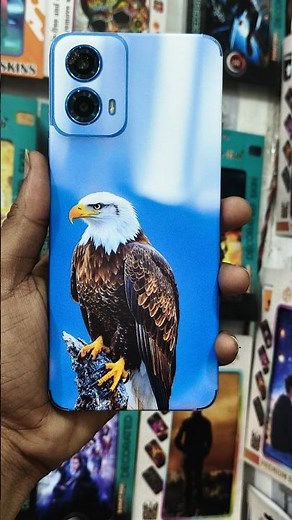 motorola g45 back lamination // mobile sticker cutting machine // egal lamination