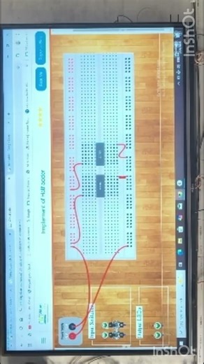 First illuminate the truth table online, then illuminate the LEDs offline