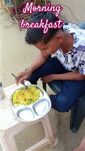 सुबह का नाश्ता, हर्ष और हेमांशु #foodie #food #recipe #streetfood #cooking