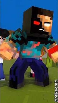 Help Zombie Save His Family from the Meteorite Attack ( Hindi ) #shorts #minecraft #trending