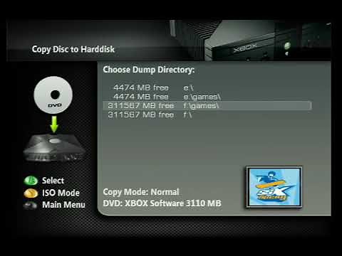xbox xbmc, dvd2xbox game copy
