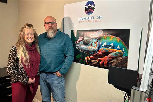 Former owners of Thrifty Nickel have a new venture that will print images on any flat surface - East Idaho News