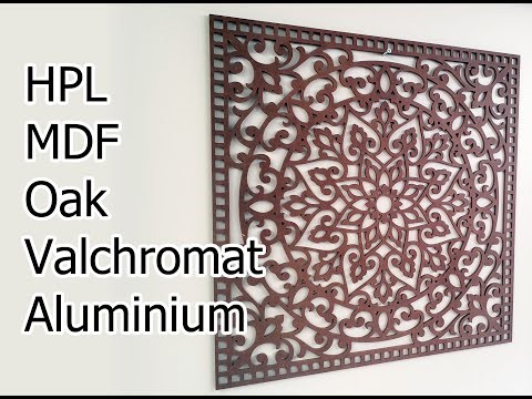 Cutting in different materials with a Raw Avantic CNC