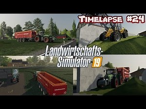 [LS19] - Timelapse #24 NF Marsch: Silage für unsere Kühe 🐮