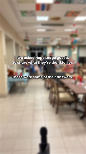 Hope can show up in the hardest seasons. At Hope Lodge, patients and caregivers shared what they’re grateful for, and their words moved us. To everyone who gives, supports, or volunteers: their gratitude is also yours. Thank you for making Hope Lodge a home away from home. 💙 #HopeLodge #Gratitude | American Cancer Society
