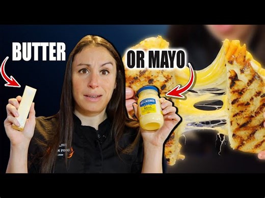 How I Made PERFECT Grilled Cheese