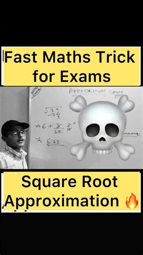 Approximate Square Root Trick ⚡ | √ Value in Seconds Without Calculator 😱 @Akshit Classes