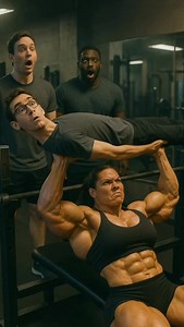 She wanted to prove who the real gym beast is — and bench-pressed her boyfriend like a barbell. Solid grip, smooth form, total focus… the guy’s in shock, and the crowd’s loving it. That’s what you call strength powered by love! #ai #news #wow #fail #gym #sport #athlete #girl #women #yes #gymmotivation #go #funny | The.worldai