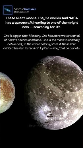 Jupiter's "Moons" Are Actually Worlds — And One Might Have Life Right Now