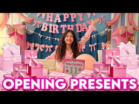 BELLA'S 11TH BIRTHDAY OPENING PRESENTS!JASMINE AND BELLA