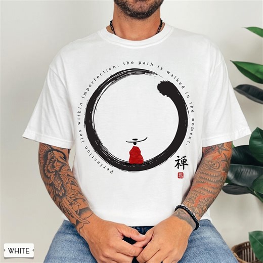 Comfort Colors Zen Circle T-shirt, Minimal Japanese Enso Art S-4XL - Etsy