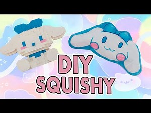 Easy Cinnamoroll Paper Squishy DIY! Sanrio Character Tutorial