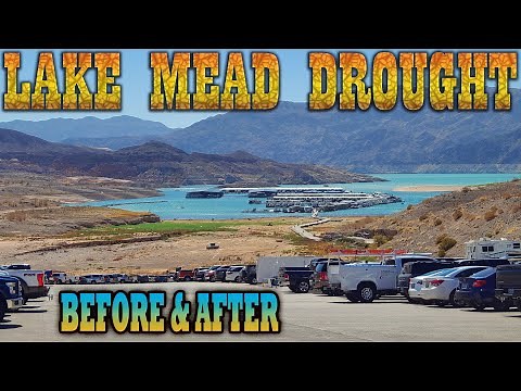 Lake Mead Drought BEFORE & AFTER Water Level Update July Report Callville Bay Kingman Wash Las Vegas