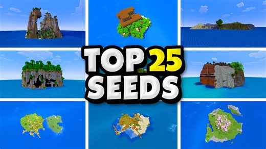 Top 25 Survival Island Seeds for Minecraft
