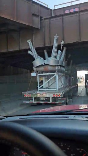 Truck stuck under railroad viaduct on South Chicago street by I 80.This video sent by a follower | Robert G Hernandez