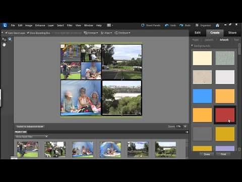 Create a Photo Collage in Photoshop Elements