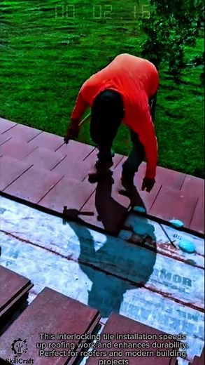 Fast Interlocking Roof Tile Install Roofer Roof Construction