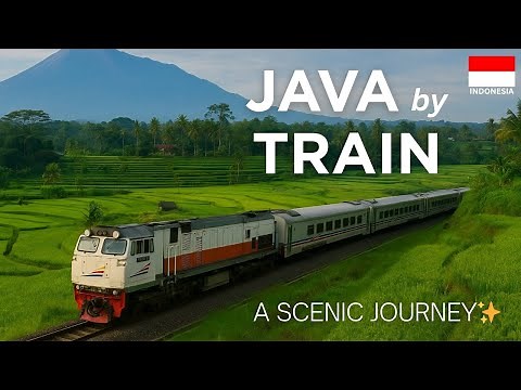 Java by Train 🚆 | Scenic Journey Across the Island - Indonesia