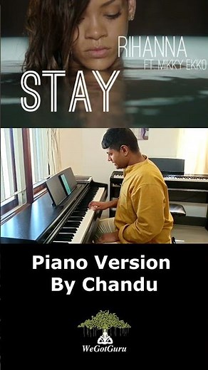 Chandu performs Rihanna's "Stay" On The Piano 🎶 #rihanna #rihannadailynews #staysong #piano