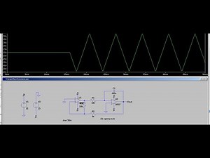 Electronic Basic 1:LTSpice Design And Simulate Triangle Wave Generator using OPAMP