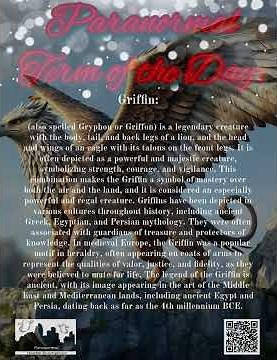 Paranormal Term of the Day: The Griffin (Mythology Explained in 80 Secs!)