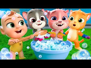 Three Little Kittens Lost Their Mittens | Lalafun Nursery Rhymes & Kids Songs