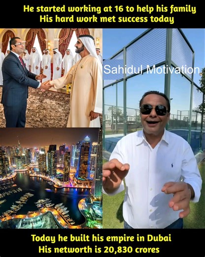 Rizwan Sajan's story a paradigmatic example determination can transform adversity into triumph.