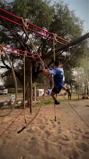 Intense Obstacle Course Race with a Thrilling Finish