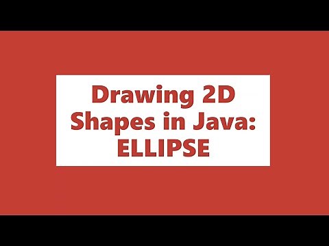 Drawing an ELLIPSE using JavaFx | Shapes in Java