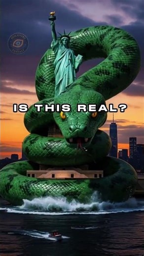 GIANT SNAKE AI Takes Over Statue of Liberty