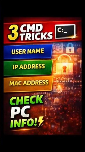 How to Check IP, MAC Address & User Name in Windows