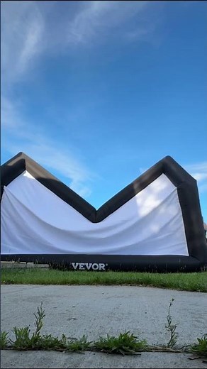 Is VEVOR Inflatable Movie Screen easy to set up?
