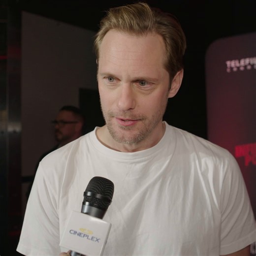5.9K views · 46 reactions | #InfinityPool is a beautiful nightmare. 喝 We caught up with stars Alexander Skarsgård, Amanda Brugel, John Ralston and writer/director at the Canadian premiere of Infinity Pool. Check it out and see the trippy new horror film now playing in theatres. Get tickets ️➡️ https://cinplx.co/3XQq3vq | Cineplex | Facebook