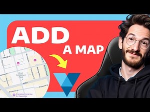 How to ADD a MAP on Vistaprint (Step by Step)