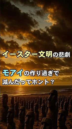 Are the Moai innocent? The true reason for the collapse of the Easter Island civilization