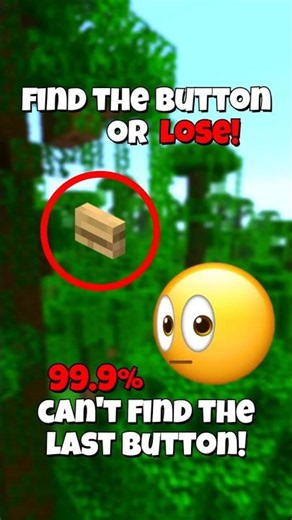 FIND THE BUTTON OR LOSE! #minecraft #shorts #funny #memes #challenge