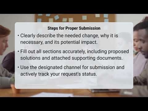 How Do I Properly Submit a Change Request Form?