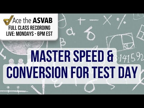 ASVAB Arithmetic Reasoning: Distance, Rate & Unit Conversion Word Problems Explained