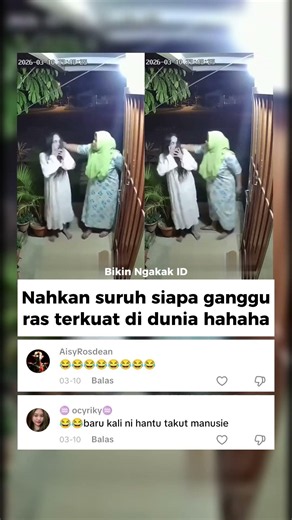 Nahkan kena jambak lu ma emak kun😂 #lucu #memengakakkocak #bikinngakak
