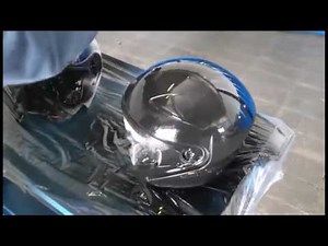 TUTORIAL APPLICAZIONE FULL DIP NERO OPACO PELLICOLA WRAPPING SPRAY MATT BLACK SU CASCO