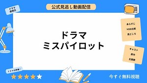 ドラマ『ミスパイロット』配信動画を全話無料視聴できる動画配信サービス比較