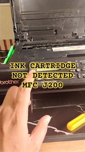 PRINTER PROBLEM INK NOT DETECTED