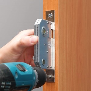 Door Lock Installed with Ease Thanks for watching! Please be aware that this video is for entertainment purposes only and techniques shown should not be attempted at home! | Lady Panda