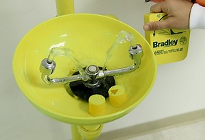 Using Emergency Eyewash and Shower Stations