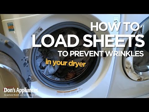 How to Load Sheets the RIGHT Way In Your Dryer