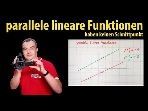 parallel linear functions have no intersection point | Lehrerschmidt