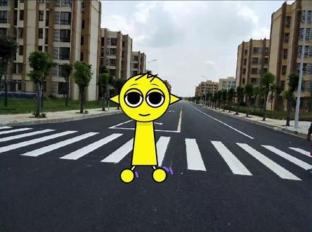 Sprunki人物故事-西蒙的手推车 Simon #可爱到爆炸💥 #反差 #泰裤辣 #头条双星激励计划 #搞笑 sprunki节奏盒子,西蒙角色趣事- 抖音